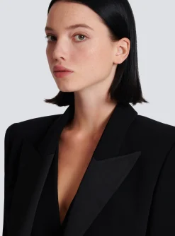 Best Sale 1-button Crepe Jacket Women Jackets And Blazers