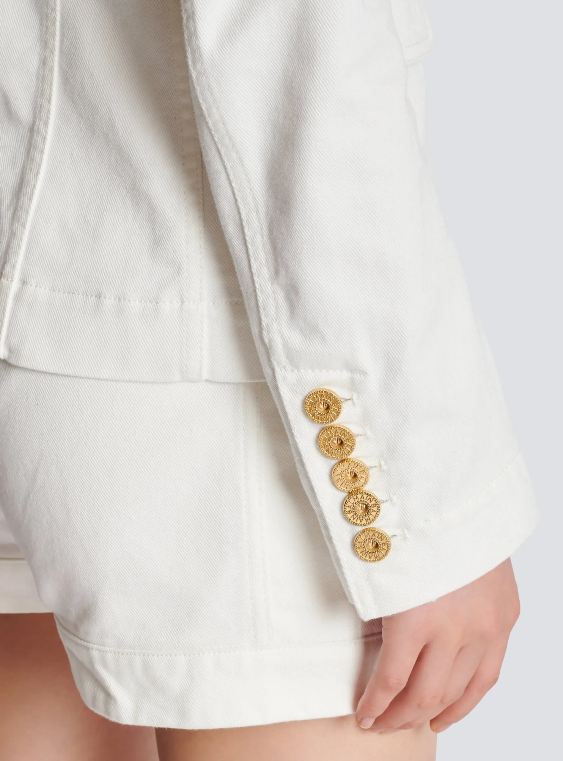 Best Sale 6-button Denim Jacket Women Jackets And Blazers