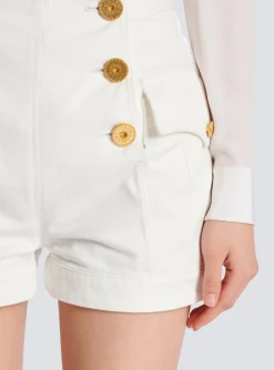 Flash Sale 6-button Denim Shorts Women Denim|Trousers And Shorts