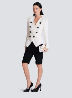 Flash Sale 8-button Double Crepe Jacket Women Jackets And Blazers