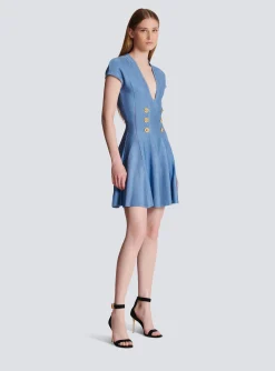 Store 6-button Knit Dress Women Knitwear|Dresses