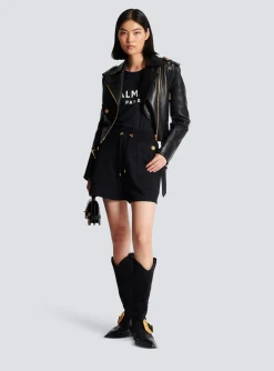 Cheap 6-button Knit Shorts Women Trousers And Shorts