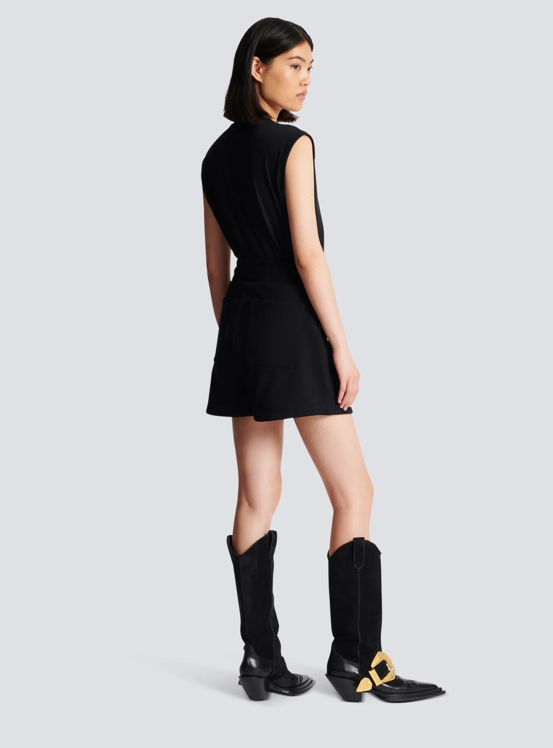 Cheap 6-button Knit Shorts Women Trousers And Shorts