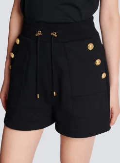 Cheap 6-button Knit Shorts Women Trousers And Shorts