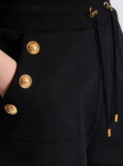Cheap 6-button Knit Shorts Women Trousers And Shorts