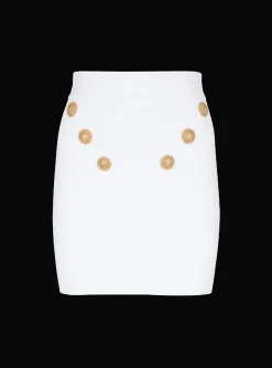 Store 6-button Knit Skirt Women Skirts|Knitwear