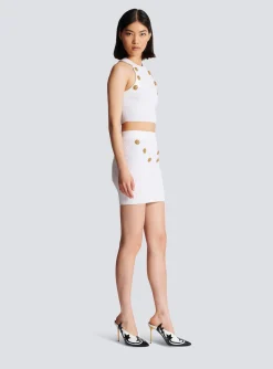 Store 6-button Knit Skirt Women Skirts|Knitwear