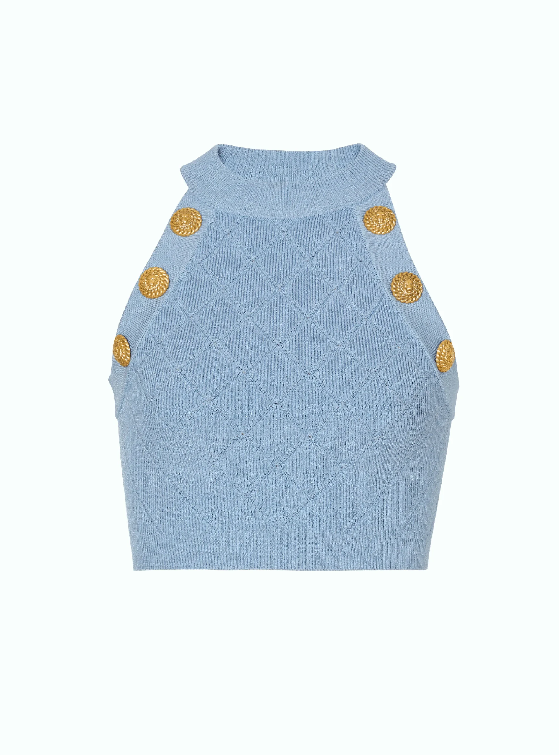 Cheap 6-button Knit Tank Top Women Knitwear|Tops And Shirts