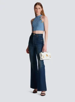 Cheap 6-button Knit Tank Top Women Knitwear|Tops And Shirts