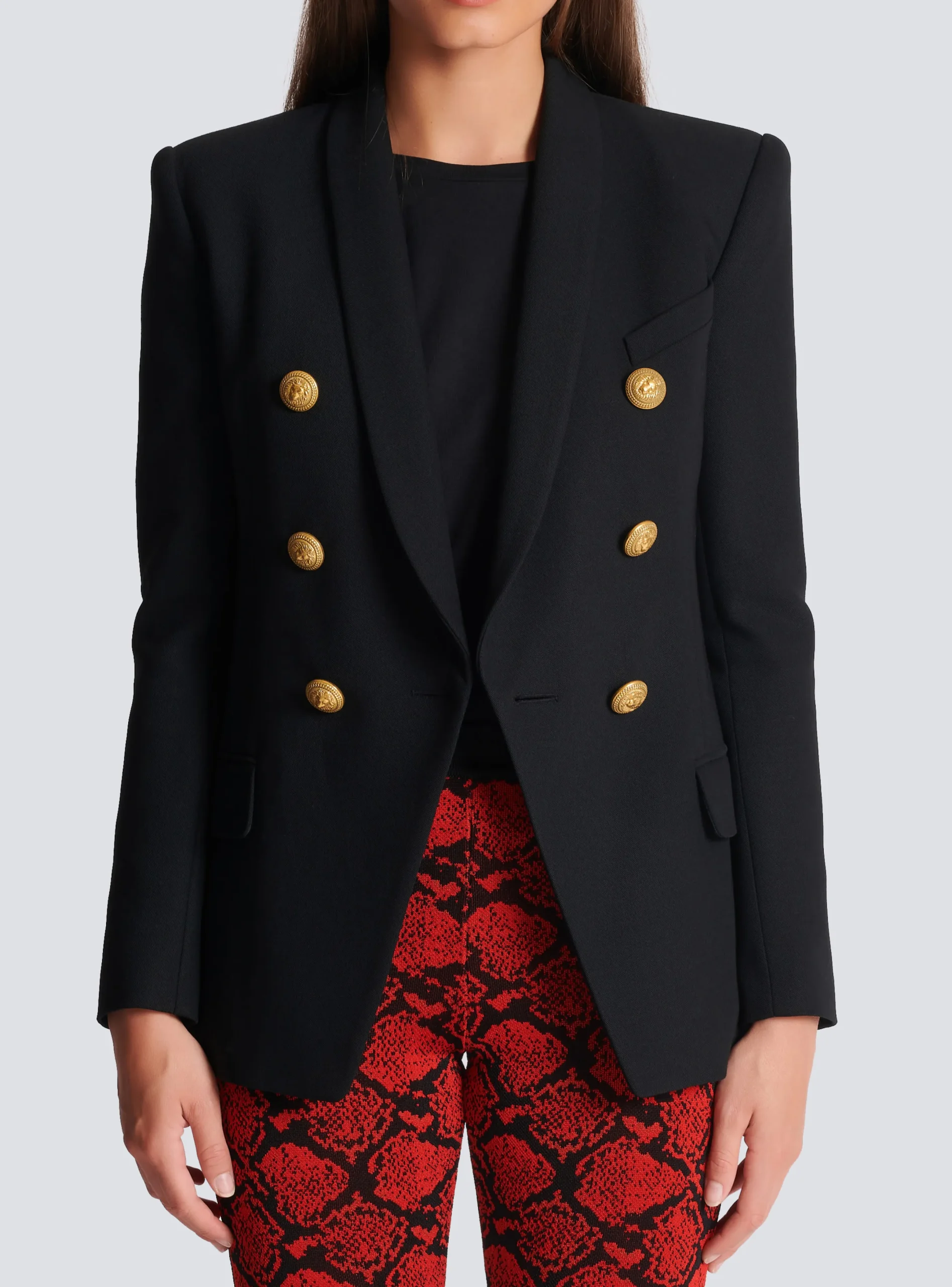Store 6-button Wool Jacket Women Jackets And Blazers