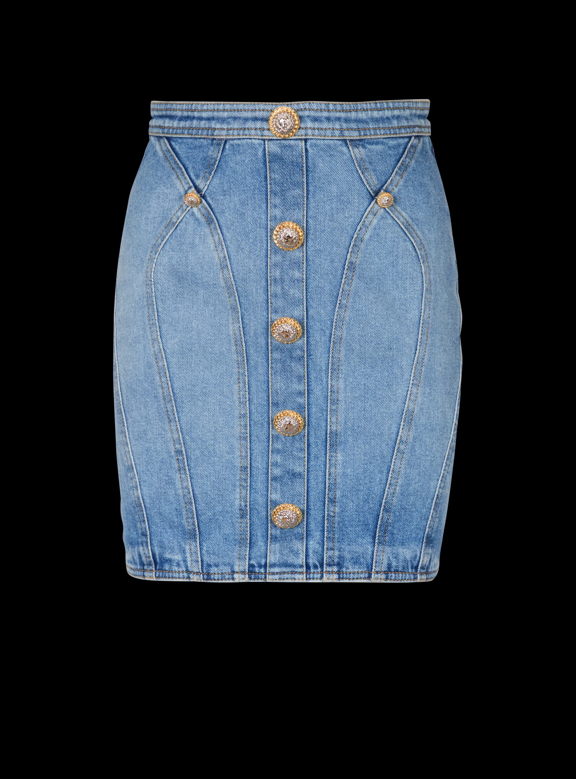 Online Buttoned Denim Skirt Women Skirts