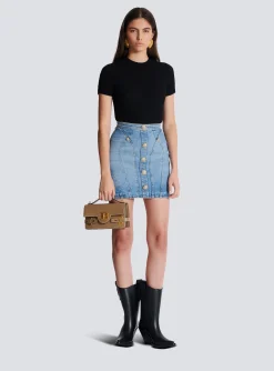 Online Buttoned Denim Skirt Women Skirts