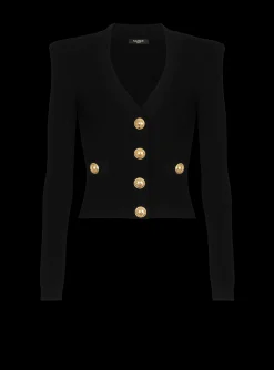 New Buttoned Knit Cardigan Women Knitwear