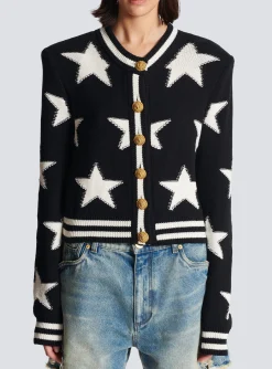 Online Buttoned Knit Cardigan Women Knitwear