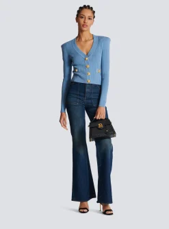Discount Buttoned Knit Cardigan Women Knitwear