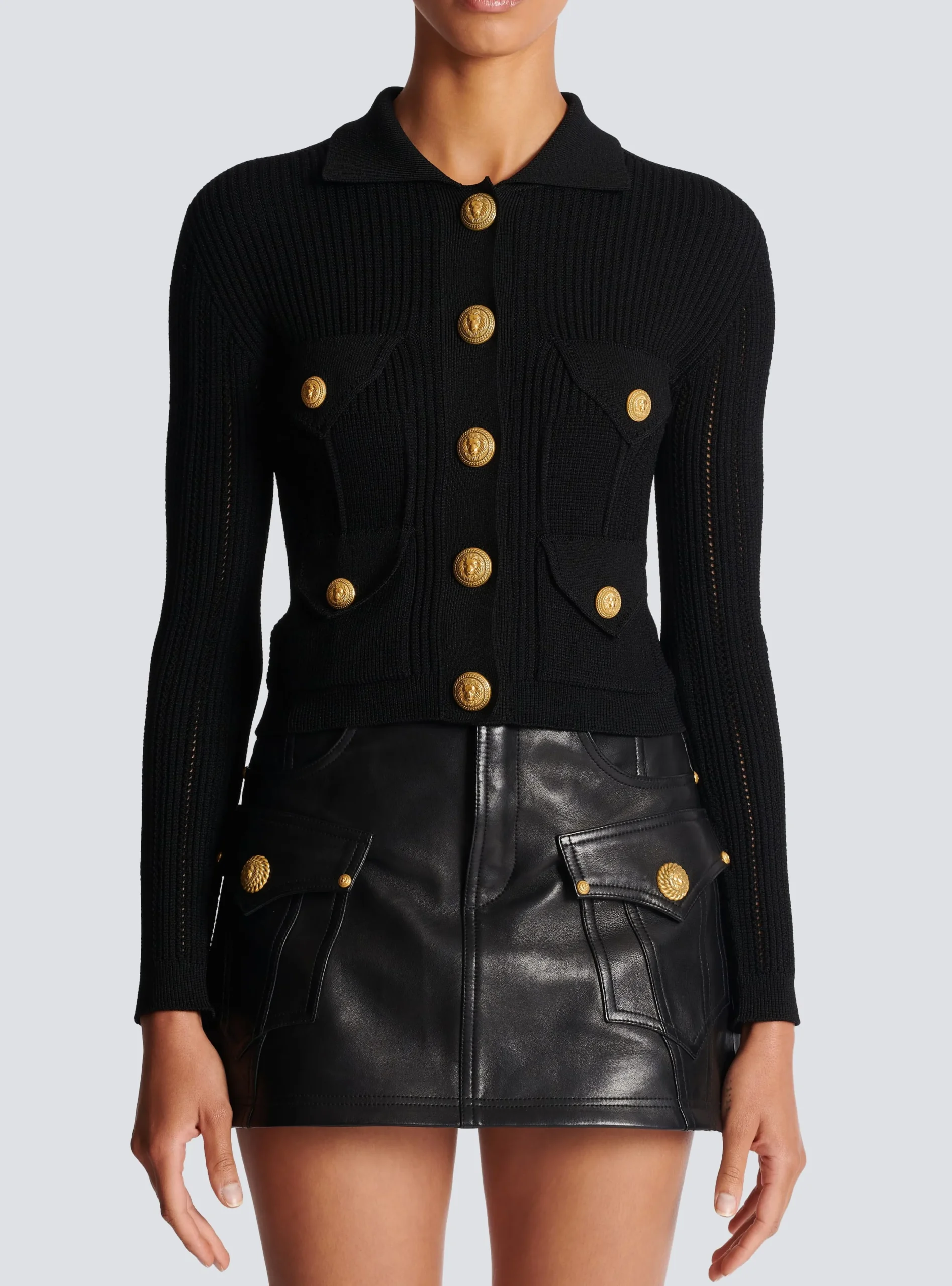 Cheap Buttoned Knit Cardigan Women Knitwear