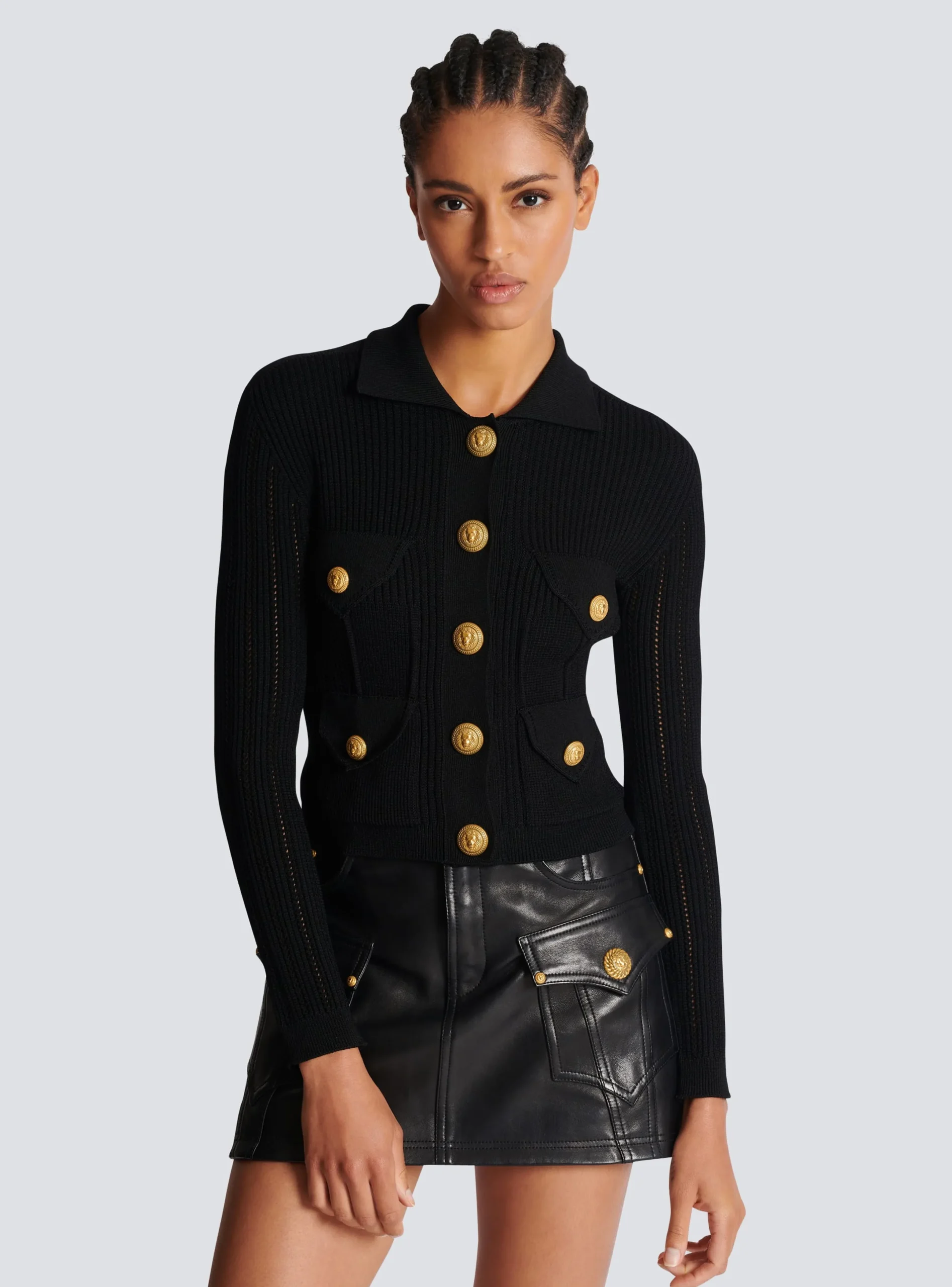 Cheap Buttoned Knit Cardigan Women Knitwear