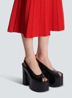 Shop Cam Sandals In Patent Leather Women High Heels & Pumps