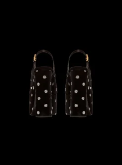 Cheap Cam Sandals In Velvet With Polka Dots Women High Heels & Pumps
