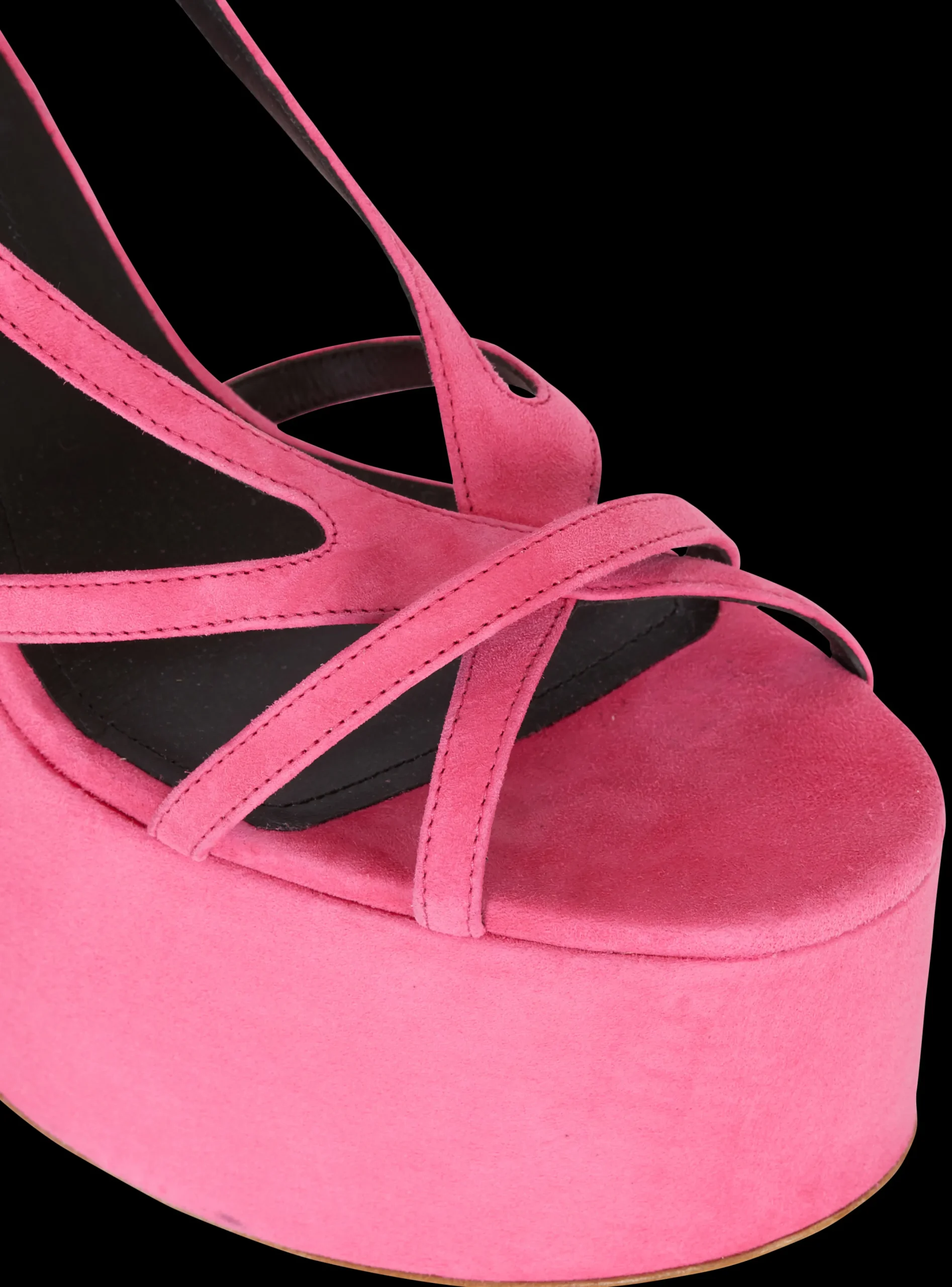 Best Sale Cam Suede Platform Sandals Women High Heels & Pumps