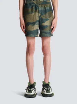 Cheap Camouflage Monogrammed Shantung Shorts Sportswear|Trousers And Shorts