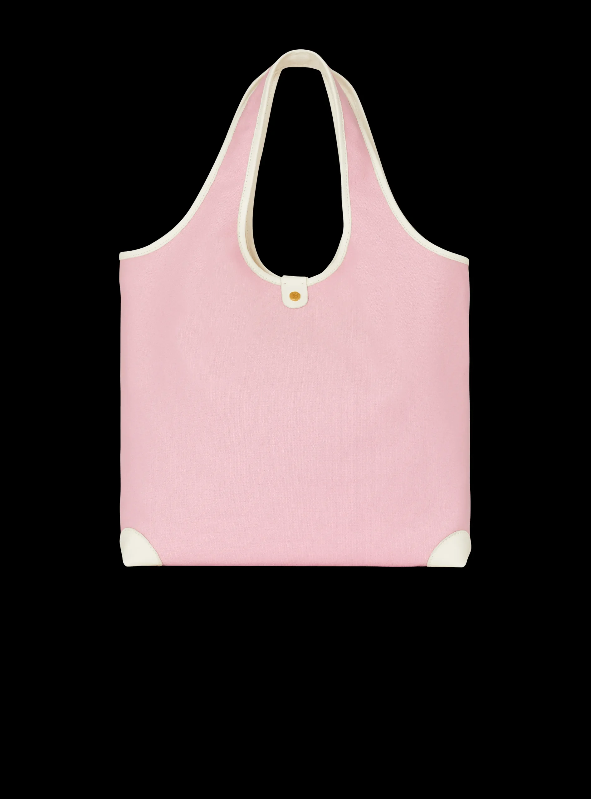 Outlet Canvas And Leather B-army Grocery Bag Women Tote Bags|Shoulder Bags
