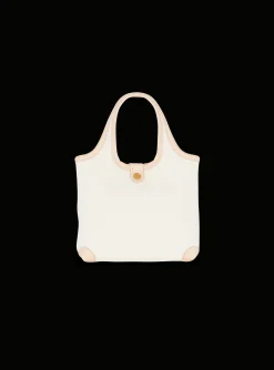 Store Canvas And Leather B-army Grocery Bag Women Tote Bags|Shoulder Bags