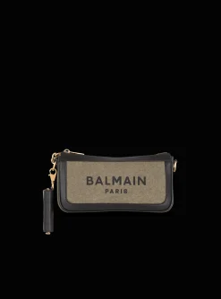 Sale Canvas B-Army Clutch Bag With Leather Panels Women Crossbody Bags|B-Army Bags