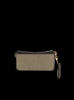 Sale Canvas B-Army Clutch Bag With Leather Panels Women Crossbody Bags|B-Army Bags