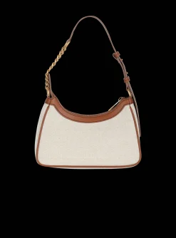 Shop Canvas B-Army Handbag With Leather Panels Women Shoulder Bags|Handbags