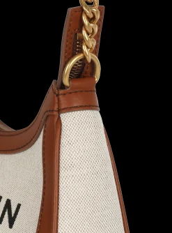Shop Canvas B-Army Handbag With Leather Panels Women Shoulder Bags|Handbags