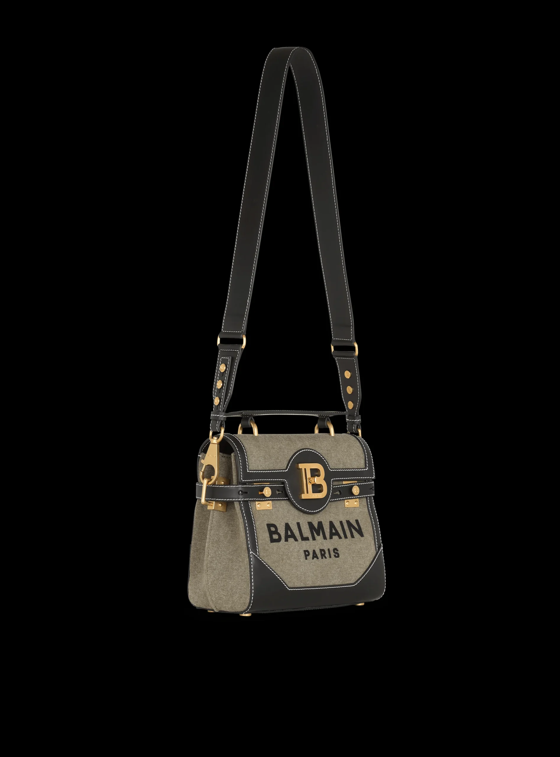 Sale Canvas B-Buzz 23 Bag With Leather Panels Women Shoulder Bags|Crossbody Bags