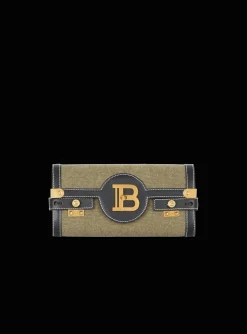 New Canvas B-Buzz 23 Clutch Bag With Leather Panels Women Mini Bags|Shoulder Bags