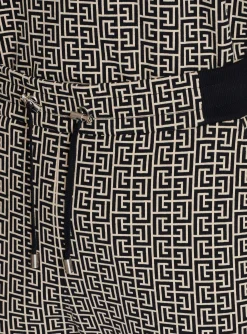 Clearance Casual Monogram Jacquard Trousers Sportswear|Trousers And Shorts