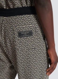 Clearance Casual Monogram Jacquard Trousers Sportswear|Trousers And Shorts