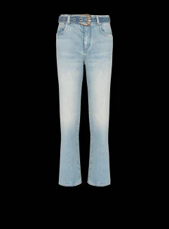 Clearance Classic Belted Jeans Women Denim