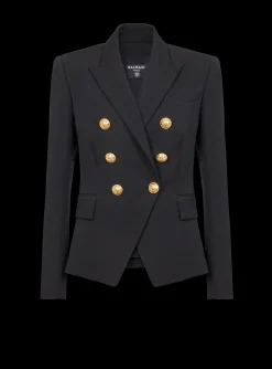 Fashion Classic 6-button Jacket Women Jackets And Blazers