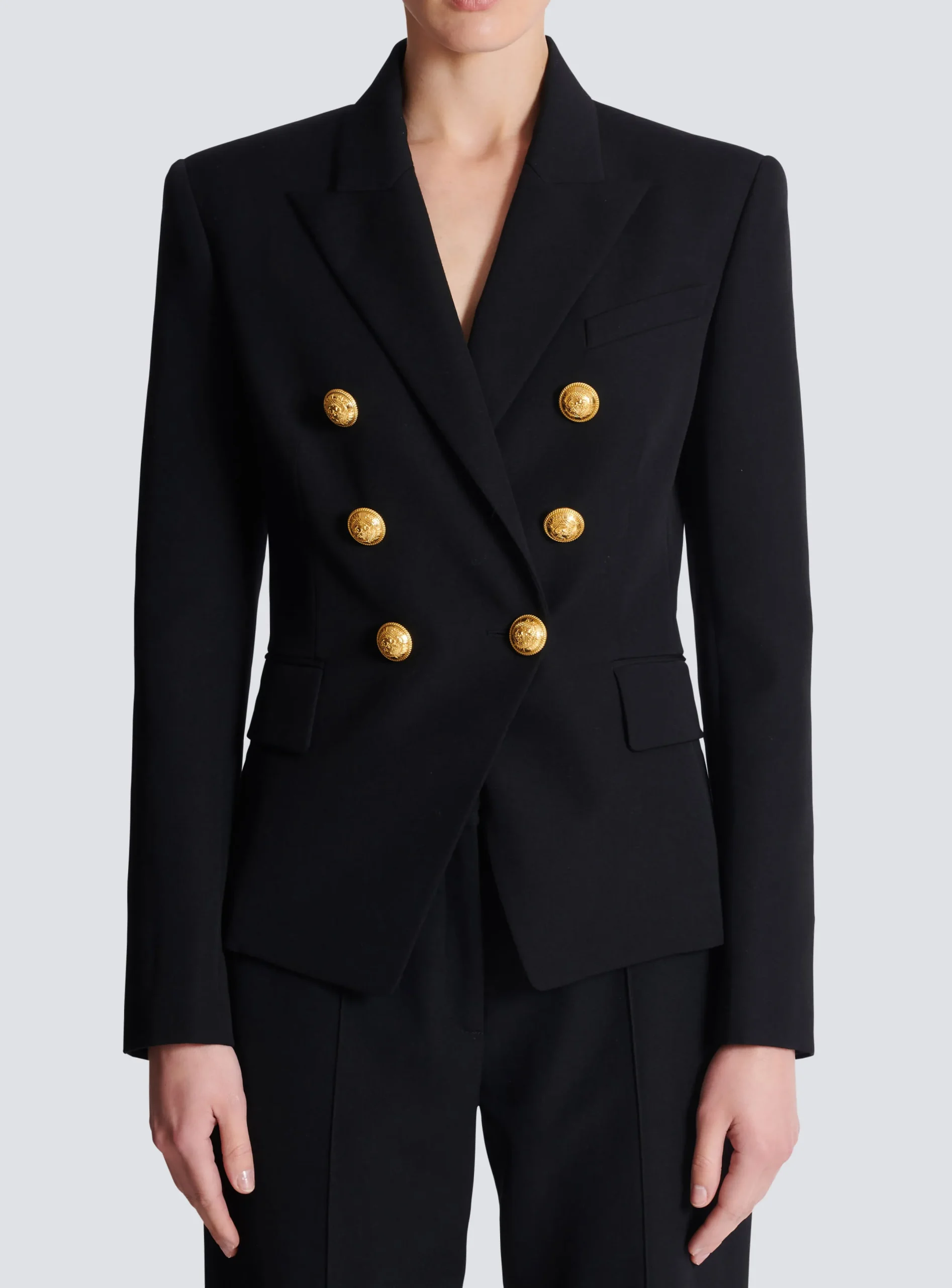 Fashion Classic 6-button Jacket Women Jackets And Blazers