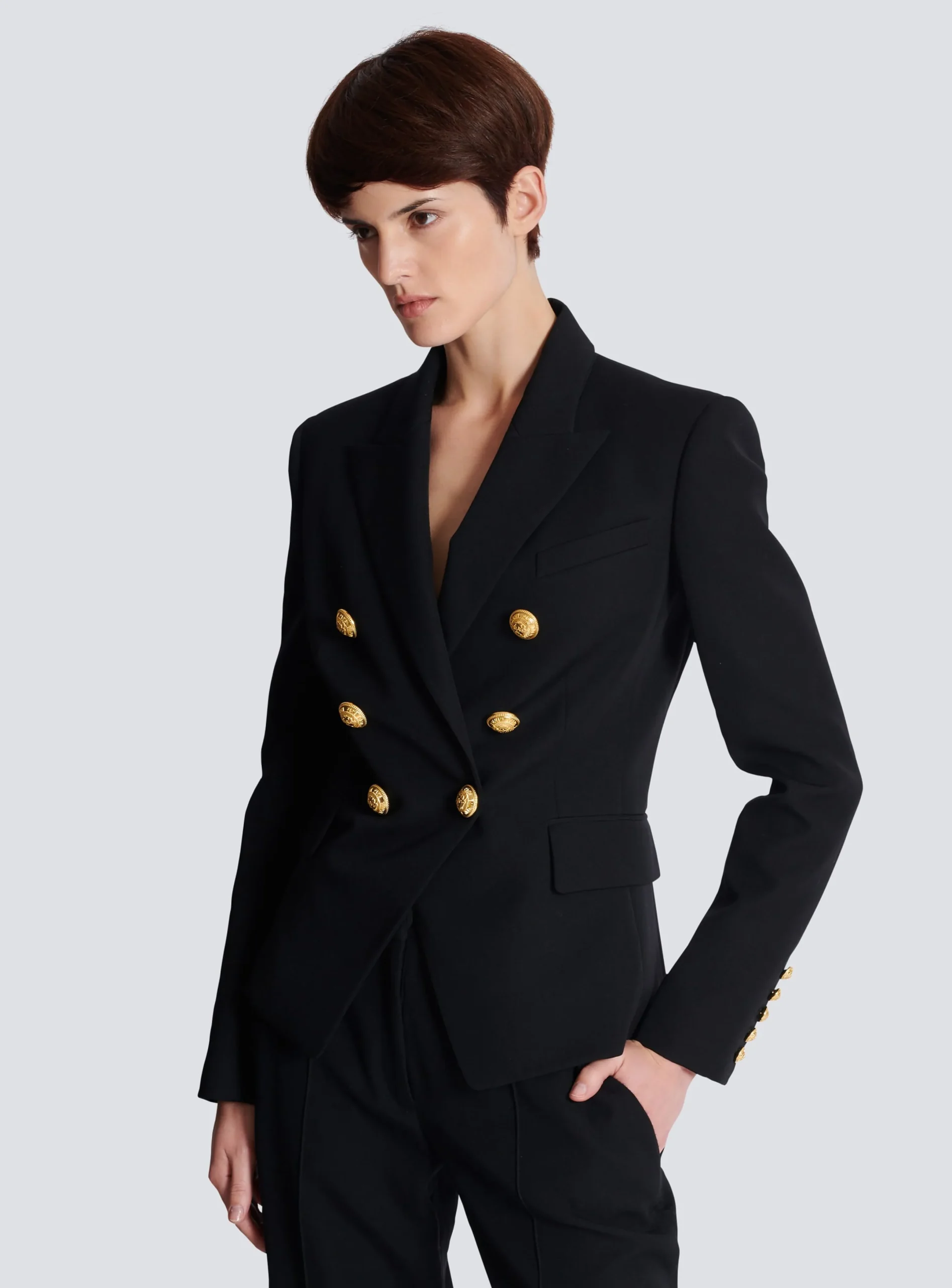 Fashion Classic 6-button Jacket Women Jackets And Blazers