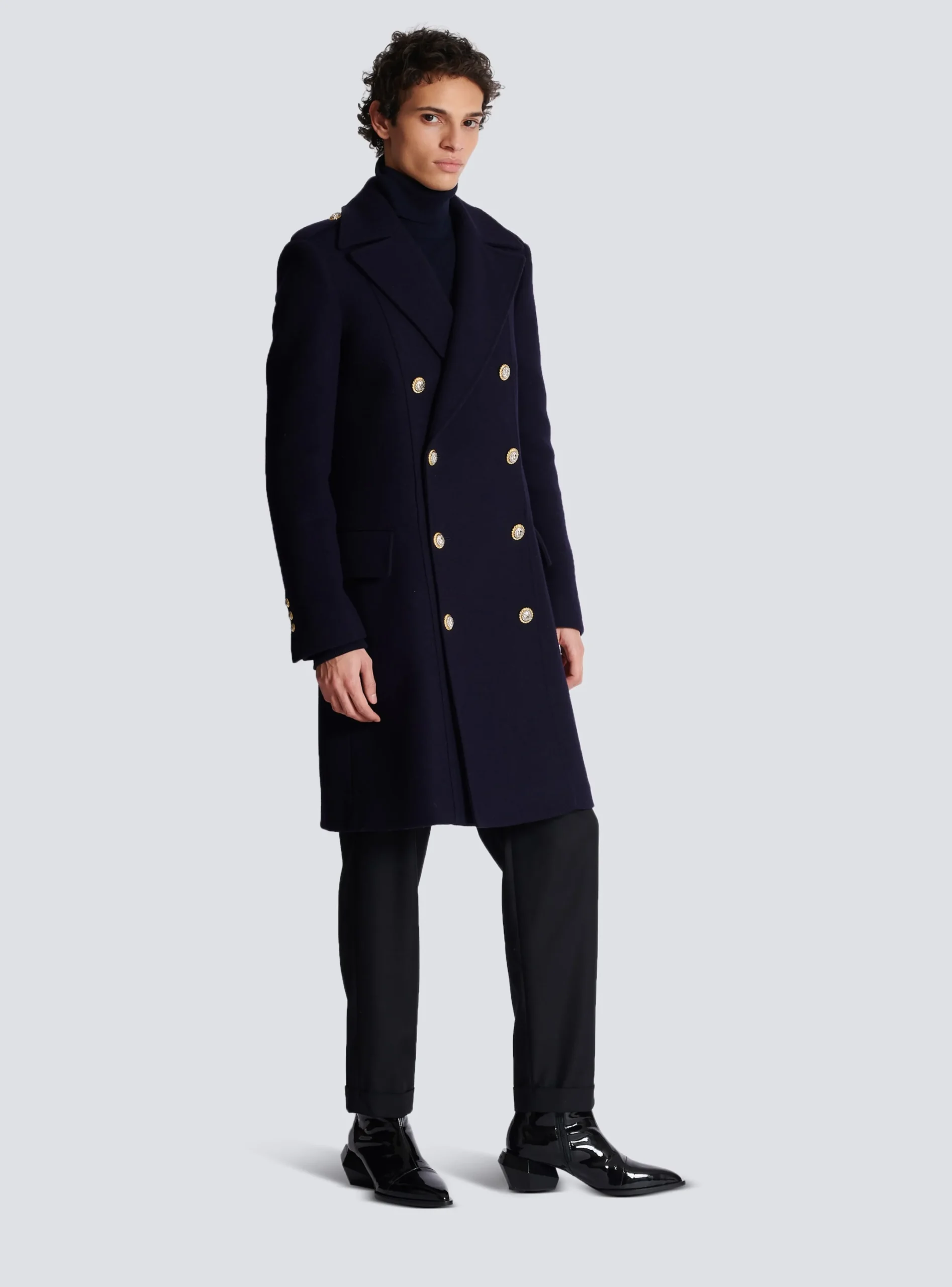 New Coat In Felted Double-faced Wool Outerwear