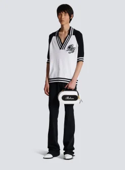 Best Sale College Baseball PB Signature Knit Polo Shirt Knitwear|Shirts And Polos