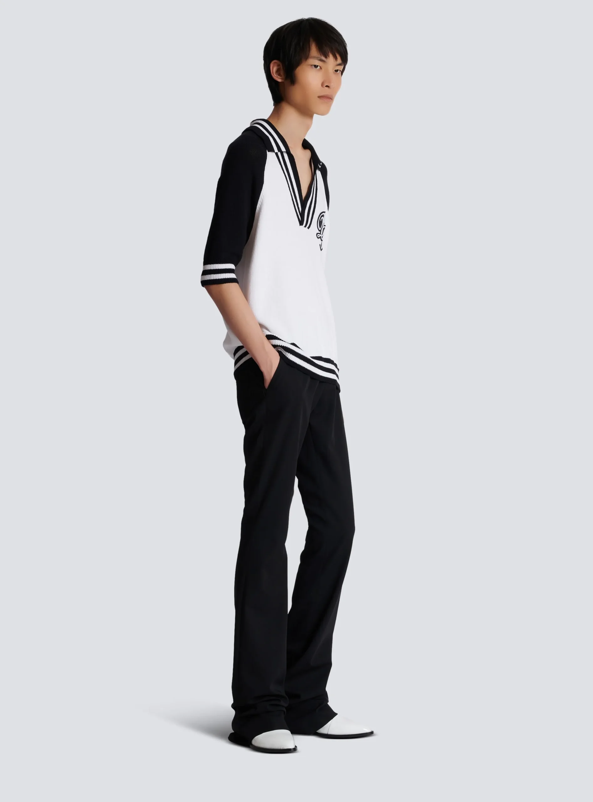 Best Sale College Baseball PB Signature Knit Polo Shirt Knitwear|Shirts And Polos