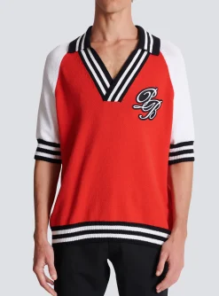 Best College Baseball PB Signature Knit Polo Shirt Knitwear|Shirts And Polos