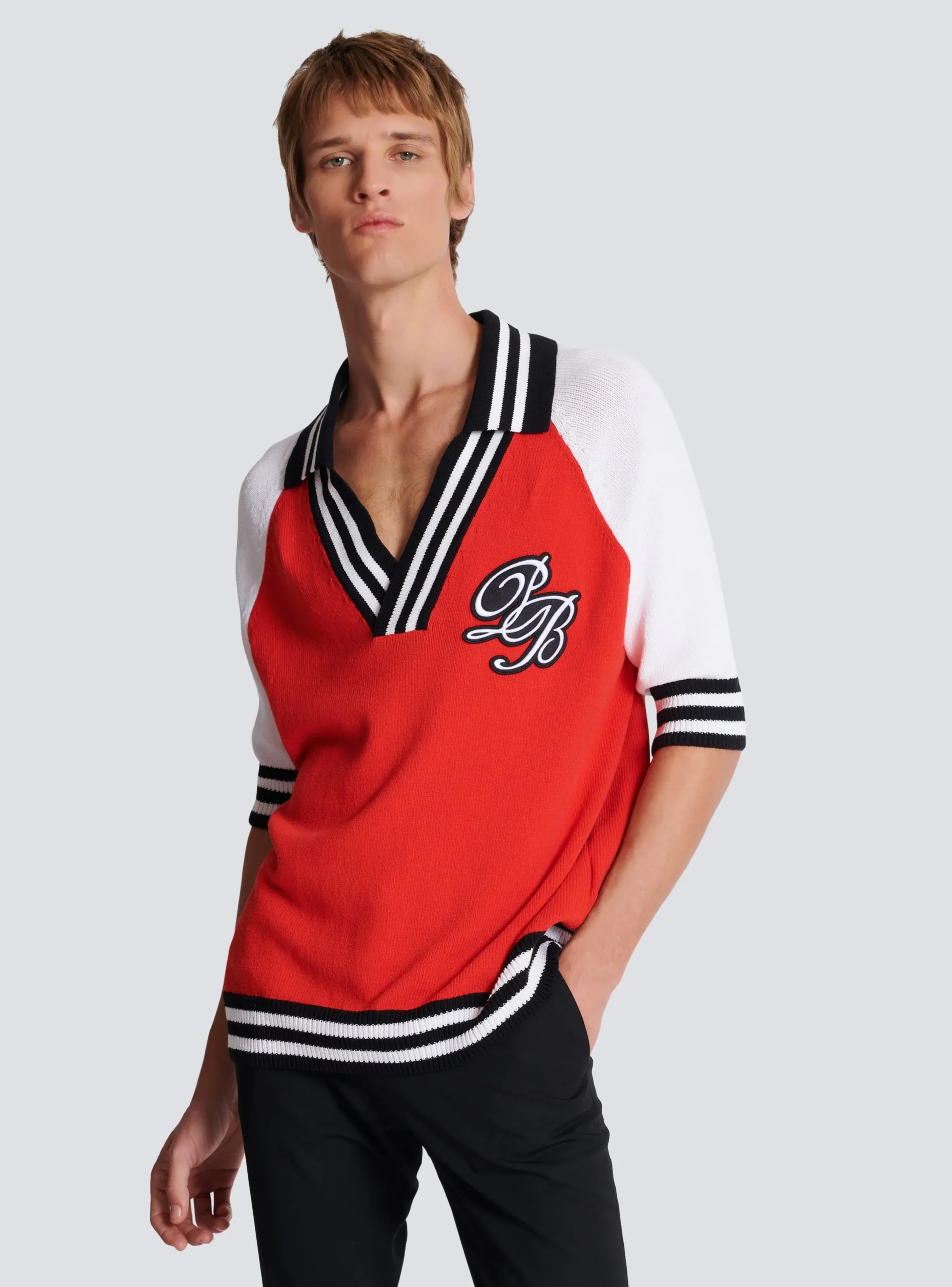 Best College Baseball PB Signature Knit Polo Shirt Knitwear|Shirts And Polos