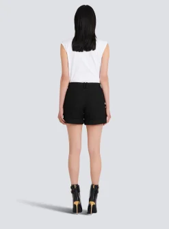 Shop Cotton Low-rise Shorts Women Trousers And Shorts
