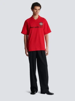 Best Sale Cotton Piqu&eacute; Polo Shirt With Racing Embroidery Shirts And Polos