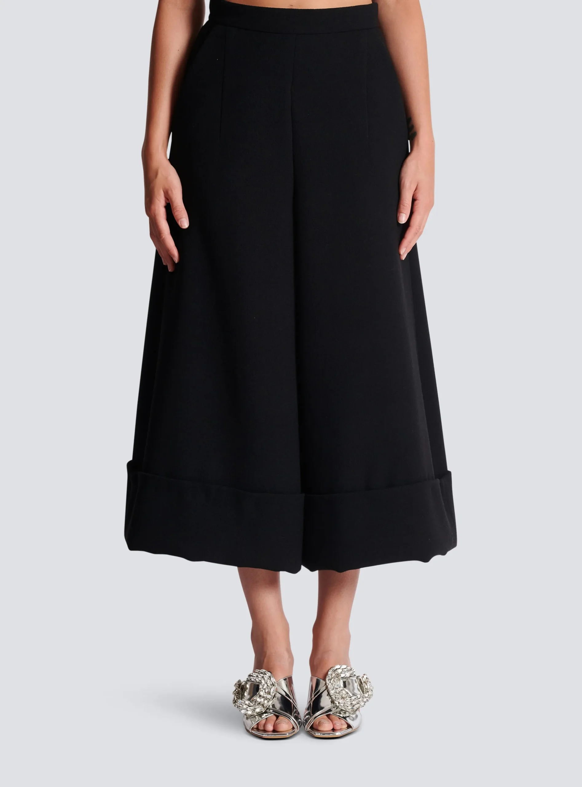 Shop Crepe Culotte Skirt Women Trousers And Shorts