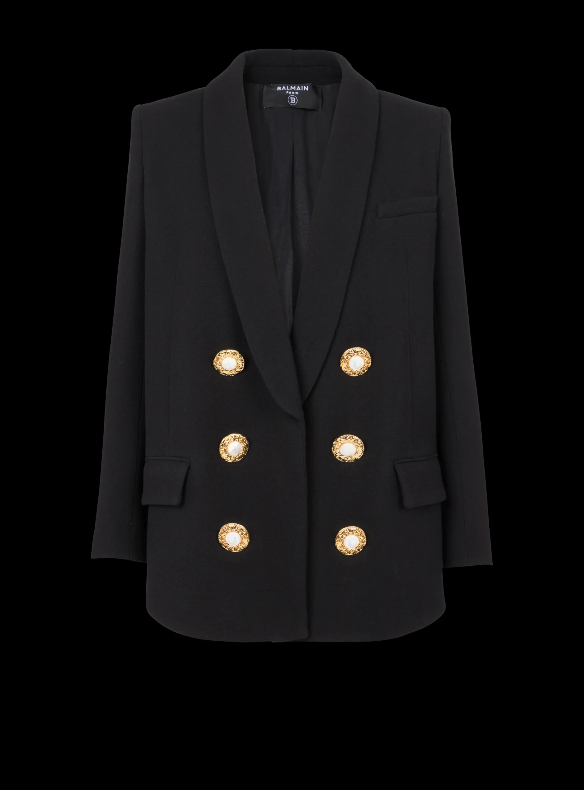 Store Crepe Jacket With A Shawl Collar Women Jackets And Blazers