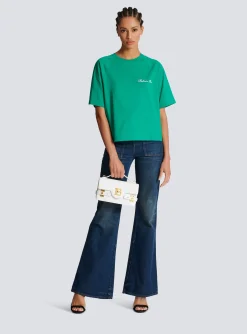 Hot Cropped Signature T-shirt Women T-Shirts