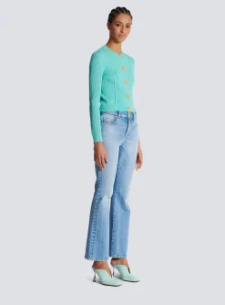 Shop Cropped Knit Cardigan Women Knitwear